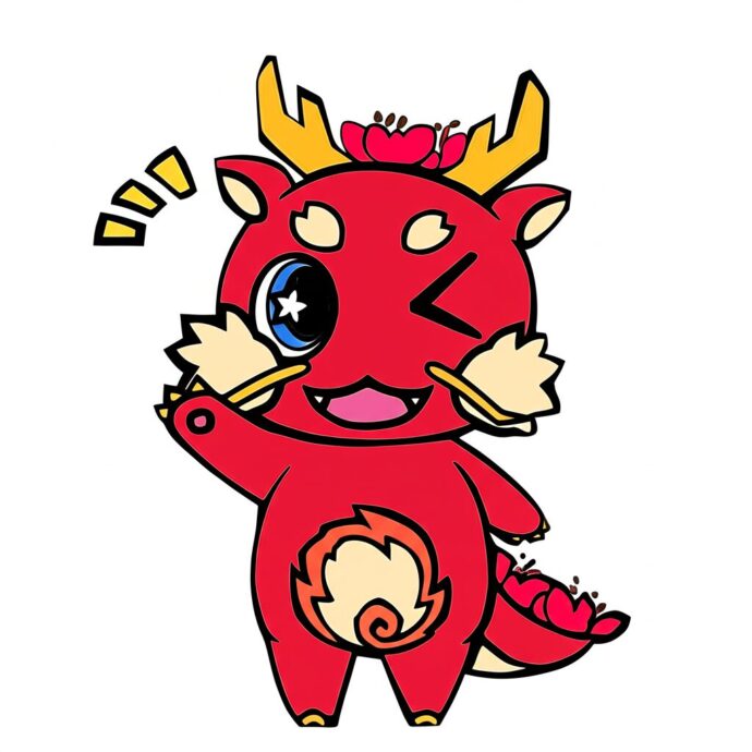 上ノ国町のご当地キャラ「カミゴン」のアイコン