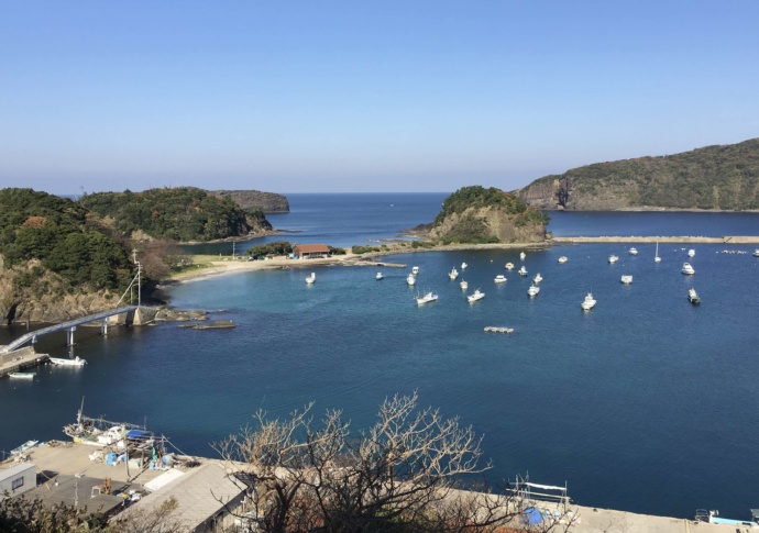 松江市内にある桂島海水浴場