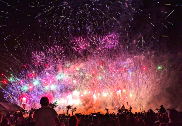 いへやてるしのまつりの花火大会