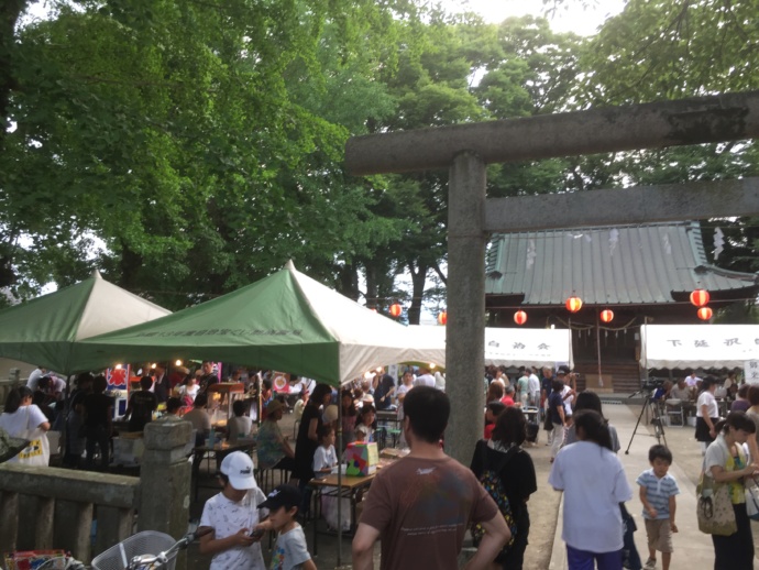 神奈川県開成町の下延沢の夏祭り