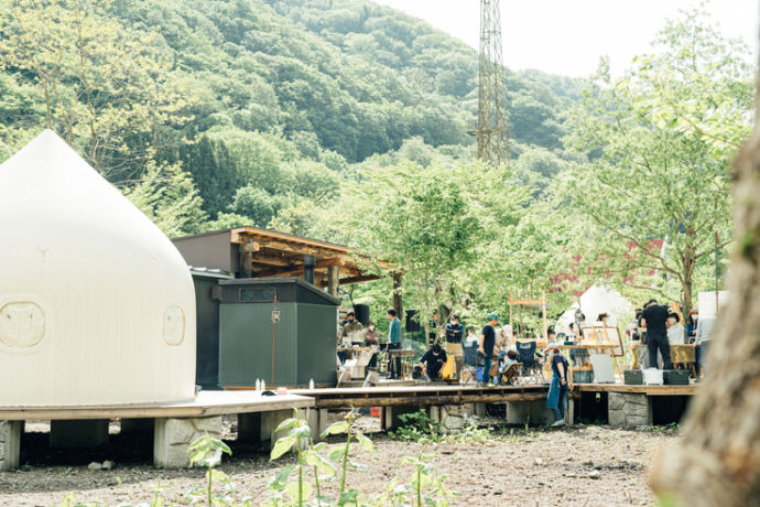 みなかみ町で開催されたマルシェの様子2