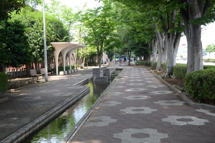 大泉町のいずみ緑道