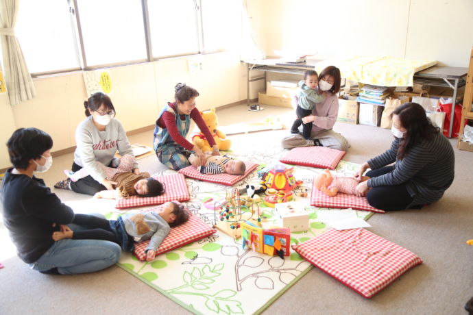 御前崎市で子育てをしている母親たち