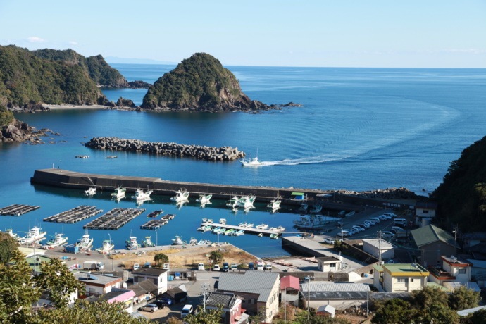 須崎市浦ノ内福良の風景