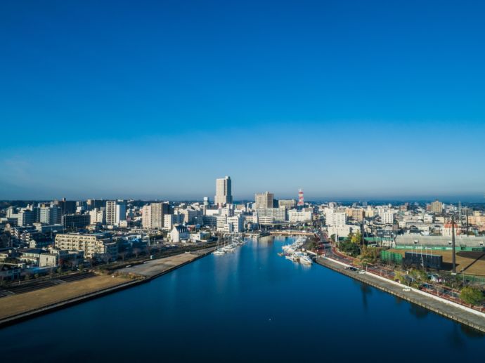 土浦市の風景